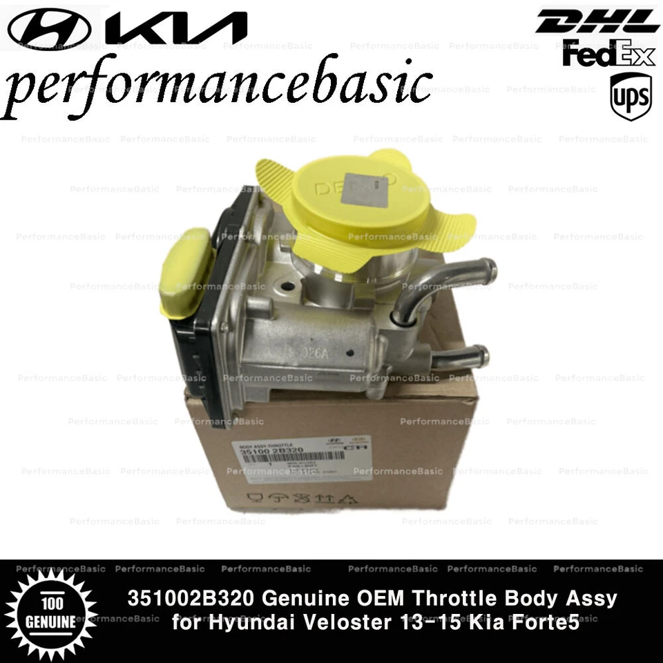 351002B320 Genuine OEM Throttle Body Assy for Hyundai Veloster 13-15 Kia Forte5 — 第 1/3 张图片