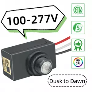 Interruptor sensor de luz ocular fotocélula del atardecer al amanecer encendido/apagado automático EE. UU. envío rápido - Imagen 1 de 10