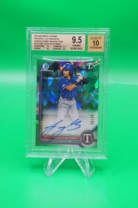 2022 Bowman Chrome Prospect Auto Green Atomic /99 JoJo Blackmon BGS 9.5 TG+ GS1