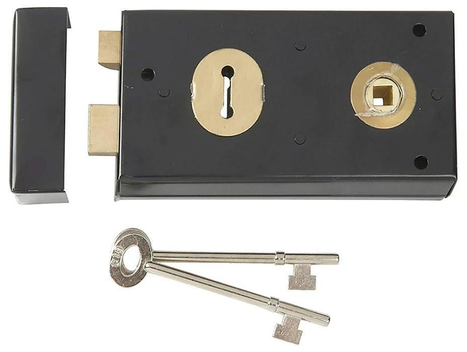 P401 Borde Cerrojo Cerradura, Negro - P-401-BK Foto 1 de 1