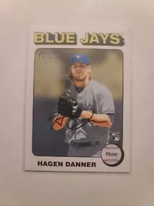 2024 Heritage Hagen Danner RC #495 SP White Border Parallel Toronto Blue Jays - Picture 1 of 2