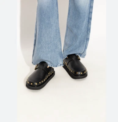 Mules Isabel Marant Mirst Tachonadas Negras Nuevas con Caja Talla 41 Foto 1 de 4