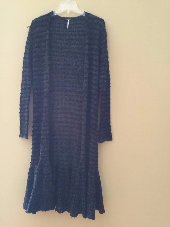 Cárdigan Free People Smile Like You Mean It a rayas bálsamo con volantes XS Foto 1 de 1