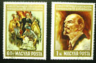 Hungary, 1967 Paintings, Russian Revolution, Scott 1858 // 60, 2 Stamps, CTO