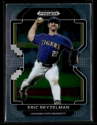 2022 Panini Prizm Draft Picks - #PDP160 Eric Reyzelman - LSU Tigers - Image 1 of 2