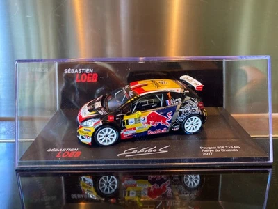 PEUGEOT 208 T16 R5 LOEB RALLYE DU CHABLAIS 2017 1/43 ALTAYA - Photo 1/4