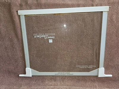 Ronco Showtime Rotisserie 2500 / 3000 替换零件 - 前玻璃 - 白色 二手状况完好 — 第 1/4 张图片