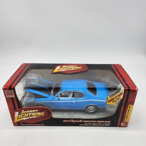 Johnny Lightning 1971 Plymouth Duster Twister 1:24 Diecast Blue R19  - Picture 1 of 13