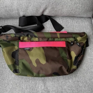The ANDI New York XL Camo Pop Pink Bum Bag  - Picture 1 of 14