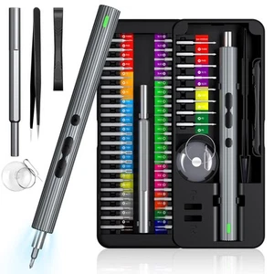 Mini Elektroschrauber Set, 58 in 1 Akku Elektro Präzisionsschrauber... - Bild 1 von 9