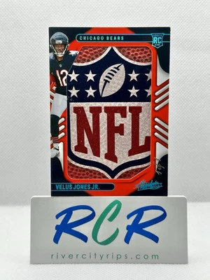 Velus Jones Jr. - 1/1 - 2022 Absolute - JUM-29 - Chicago Bears 🐻 - Image 1 of 2