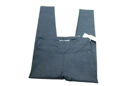 DKNY Size L Large Charcoal STRETCH Knit High Waist Leggings NWT - Image 1 of 2