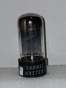 Tubo de vacío rectificador de media onda Good Channel Master 6W4GT probado de colección - Imagen 1 de 5