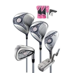 Callaway Solaire Ladies Full Golf Club Set Driver 5W 6H 7I 9I PW SW PT No Bag - Picture 1 of 15