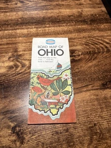 Mapa de ruta vintage de Sohio de Ohio - Mapa de viaje de gasolinera - Imagen 1 de 4