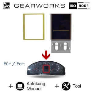 Pantalla velocímetro para AUDI A4 B5 8D velocímetro cuadro de instrumentos cabina pantalla LCD - Imagen 1 de 7