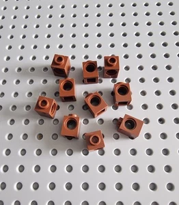 LEGO Technic 1x1 Lochstein Lochbalken 10 Stück Rotbraun Reddish Brick 6541 R3 - Picture 1 of 1