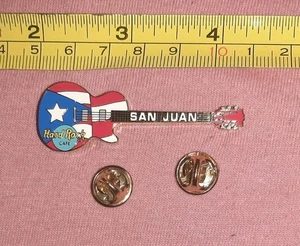Hard Rock Cafe San Juan Puerto Rico Flagge Gibson Les Paul Gitarre Pin Puerto Rican - Bild 1 von 3