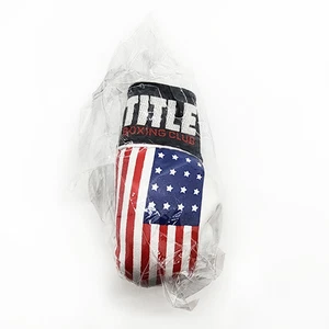 Titel Boxclub Schlüsselanhänger rot weiß blau amerikanische Flagge Mini Boxer Handschuh 3" R - Bild 1 von 5