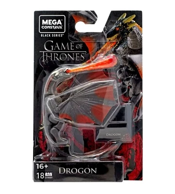 Mega Construx Black Series Game Of Thrones Drogon Dragon Minifigure 18 Pieces - Image 1 of 4