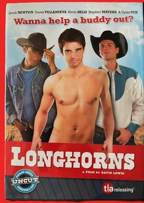 NEW RARE OOP TLA GAY INTEREST JACOB NEWTON LONGHORNS UNCUT MOVIE DVD 2011 - Image 1 of 2