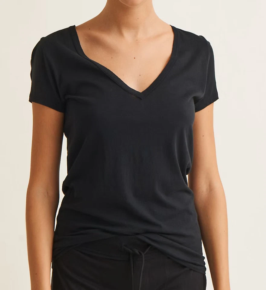 Camiseta fácil Skin SSFJ1032 Superfine Pima Jersey cuello en V Foto 1 de 1