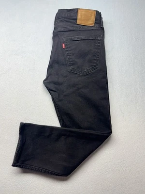 VINTAGE Levi's Premium 502 Men's Denim 34x30 Big E Black Regular Tapered - Image 1 of 4