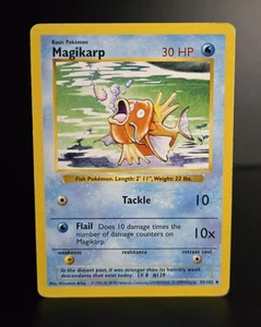 Pokémon TCG - MAGIKARP - 35/102 - SHADOWLESS - WOTC - BASE SET (1999) - MP - Picture 1 of 4