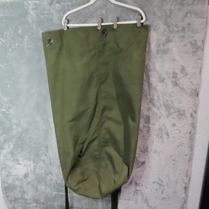 Zaino Borsone Vintage Esercito Militare Tela 22,5x36 Cinghie Resistenti - Foto 1 di 10