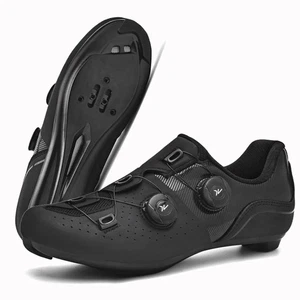 Cycling Shoes Men Self-Locking Bicycle Road Bike Women Flat Biking Sneakers - Picture 1 of 27