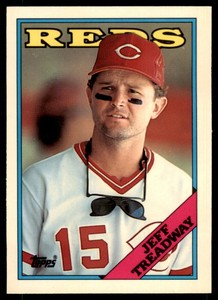 1988 Topps Traded Tiffany Jeff Treadway . Cincinnati Reds #122T