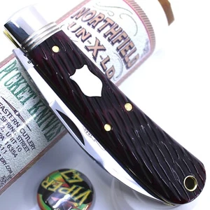 NEW GEC #47 Northfield Viper Black Plum Jigged Bone Great Eastern Cutlery 470124 - Picture 1 of 7