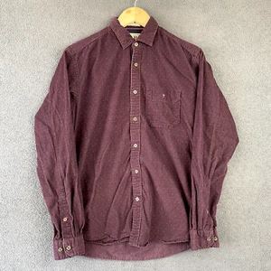 LP Jeans Long Sleeve Shirt Mens Size 39 Purple Button Up Corduroy Polka Dot - Picture 1 of 13