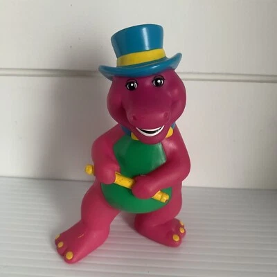 Figura De Colección Años 90 Barney y Amigos Barney El Dinosaurio Púrpura Foto 1 de 4