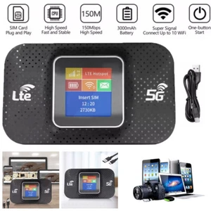 5G Tragbare Mobiler Wireless WLAN Router Hotspot WiFi Modem SIM Karte - Bild 1 von 13