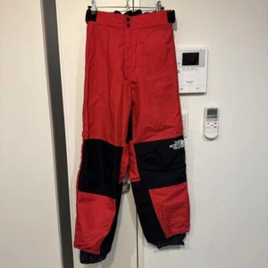 Vintage North Face Snowboard Wear Red Screen Print Logo Gore Tex Size M Japan - Picture 1 of 5