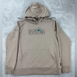 Patagonia Tan Hoodie Organic Cotton Men’s Size M - Picture 1 of 15