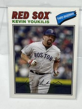Kevin Youkilis  2012 Topps Archives Cloth Stickers  #77C-KY