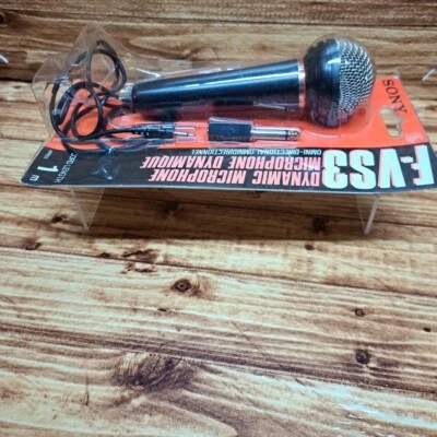 Microphone Sony F-VS3 Dynamic Omnidirectional Imp 300 Japan Works - Image 1 of 4