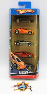 2007 Hot Wheels Exotics 5-Pack NIB Jaguar Lotus Ford Acura Shelby 1:64 - READ - Picture 1 of 6