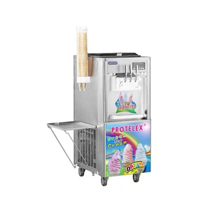 Softeismaschine Eismaschine Eiscreme Frozen Yogurt  Maschine 2400W PROTELEX - Bild 1 von 5