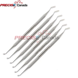 Dental Amalgam Composite Plastic Filling Instruments Set Of 6 - Picture 1 of 3