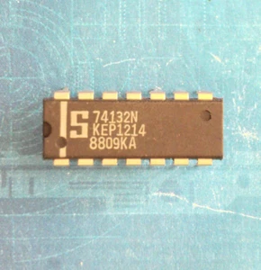 SN74132N Logische Gatter Quad 2-input positive-NAND Schmitt triggers 14-PDIP - Bild 1 von 1