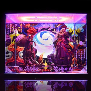 Caja de exhibición Onmyoji Ibaraki-douji Shuten-douji dedicada Beaufiful con luz - Imagen 1 de 7