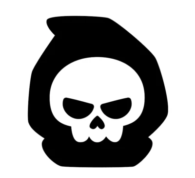 GRIM REAPER HEAD VINYL DECAL REEPER DECAL CAR TRUCK LAPTOP GRIM REAPER STICKER - Image 1 of 2