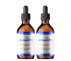(2 Pack) Mounfit Drops Moun Fit Overall Health & Wellness Supplement - Picture 1 of 3