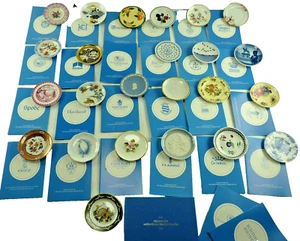 e0210) 24 Miniaturteller Franklin-Mint, Lladro Kaiser Langenthal Spode Mosa usw - Bild 1 von 24