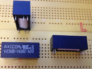 750mA DPST-SIN PCB Relé de caña 12V CC rodio rutenio V23100-V6002-A201 Mult - Imagen 1 de 1