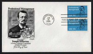 #1920 18c Professional Management-Pair, Artmaster FDC **ANY 5=FREE SHIPPING** - Picture 1 of 1