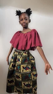 African Print Dress for kids. Ankara Kids Dress, Kids Fashion, Kids Dress - Picture 1 of 2